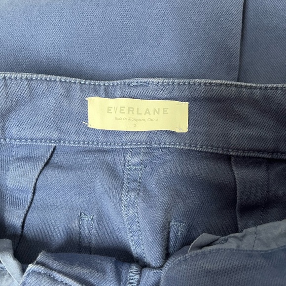 Everlane Straight Leg Crop Jeans in Cobalt Blue - Picture 3 of 5